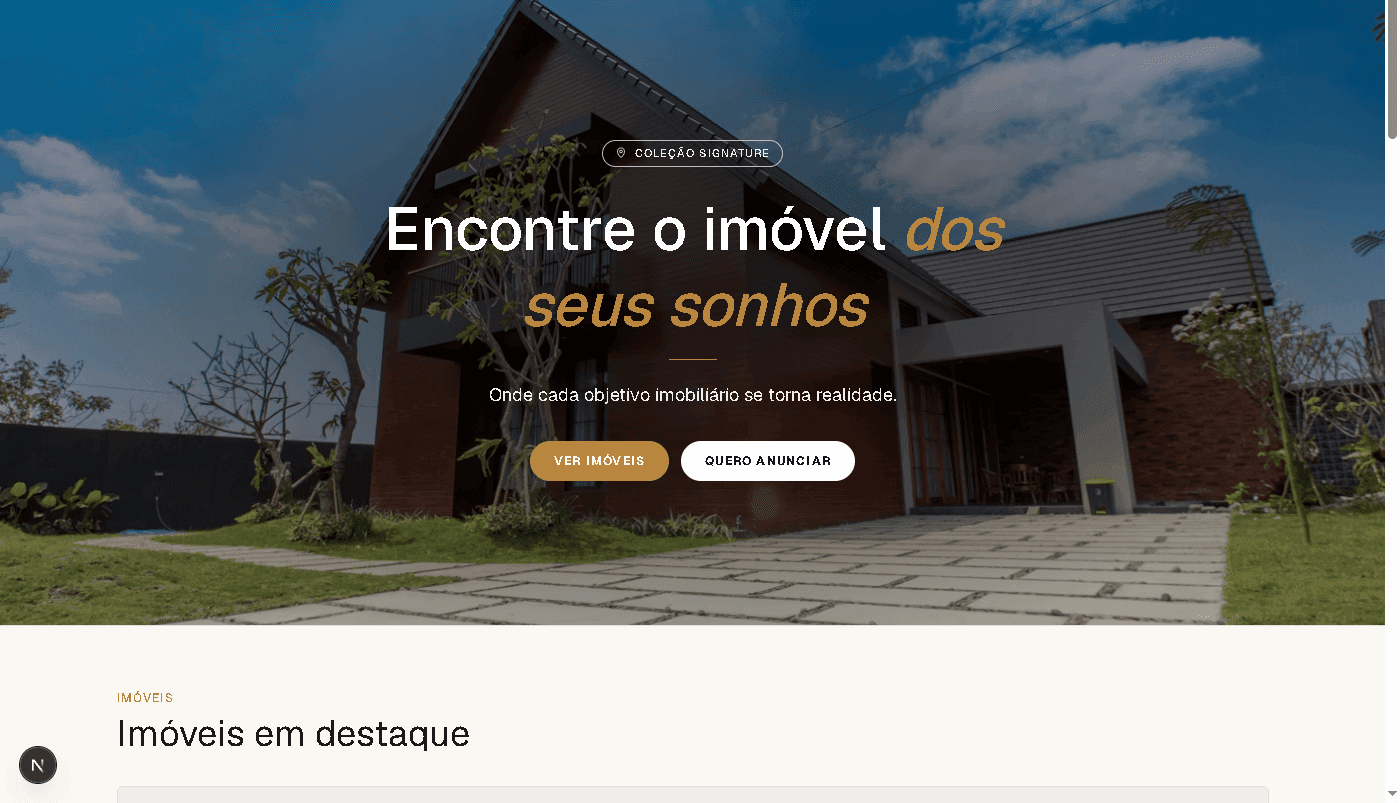 Carteira real com o template Signature