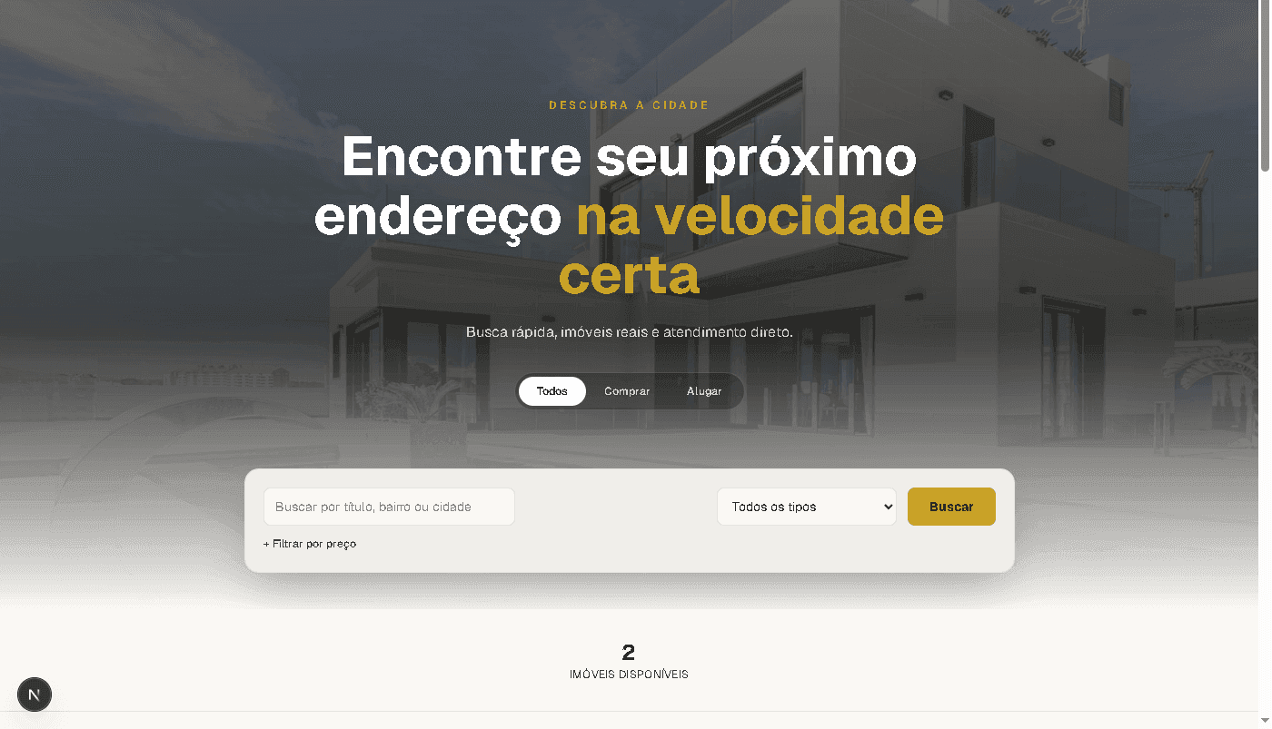 Carteira real com o template Vista Clara